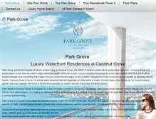 Tablet Screenshot of parkgrovesales.com